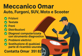 Meccanico auto anche a domicilio