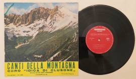 Vinile 33 giri: Canti della montagna(raccolta n.2). Coro "Idica di Clusone"