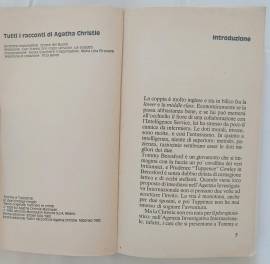 Tutti i racconti di Agatha Christie. Tommy e Tuppence: in due s'indaga meglio 1°Ed.Mondadori, 1982
