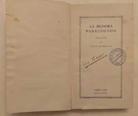 La Signora Parkington di Louis Bromfield 1°Ed.Jandi Sapi, Roma marzo 1946