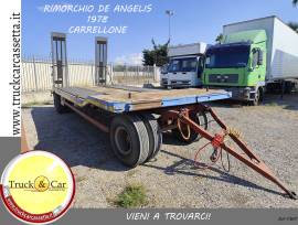 RIF.1367 RIMORCHIO DE ANGELIS – 1978 – CARRELLONE CON RAMPE POSTERIORI
