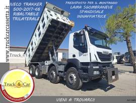 RIF.1385 IVECO TRAKKER 500 – 2017 – RIBALTABILE TRILATERALE – PREDISPOSTO PER LAMA SGOMBRANEVE, SPAN