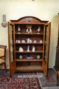 Libreria a due ante del XX secolo stile Carlo X