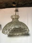 lampadario in madreperla