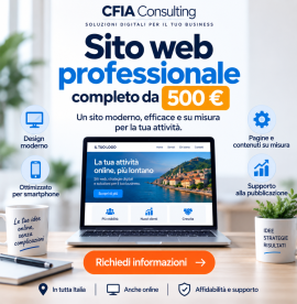 Creazione Siti Web Professionali a partire da €500