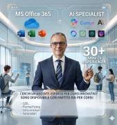 Docente senior Pacchetto Ms Office 365 e IA per i lavori d'ufficio disponibile con p. iva da remoto