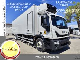 RIF.1390 IVECO EUROCARGO 190E280L – 2016 – ISOTERMICO FRIGO CON SPONDA CARICATRICE RETRATTILE DHOLLA