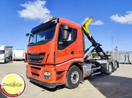 RIF.1391 IVECO STRALIS HI-WAY 260 S 500 – 2016 – GANCIO SCARRABILE PALFINGER 20 TON CON BRANDEGGIO – RIF.1391 IVECO STRALIS HI-WAY 260 S 500 – 2016 – GANCIO SCARRABILE PALFINGER 20 TON CON BRANDEGGIO –