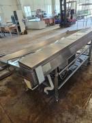 ESPOSITORE INOX PRODOTTI ITTICI REFRIGERATO USATO 