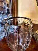 Vaso in cristallo molato Art Déco prima metà del 900