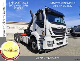 RIF.1392 IVECO STRALIS 260 S 460 – 2016 – GANCIO SCARRABILE MEC DA 26 TON – EURO 6