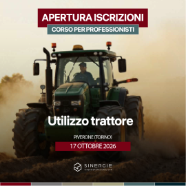 Corso Patentino Trattore – Piverone (TO) – 17 Ottobre 2026