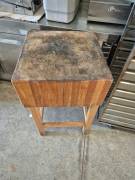 CEPPO IN LEGNO PER MACELLERIA USATO  