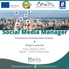 CORSO GRATUITO SOCIAL MEDIA MANAGER