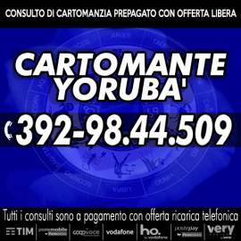 Il Consulto con il Cartomante YORUBA' è con Offerta Ricarica Telefonica/Ricarica PostePay