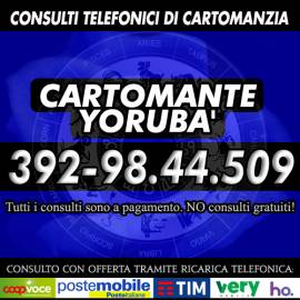 Il Cartomante Yorubà effettua consulti di Cartomanzia al telefono