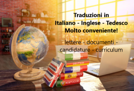 Traduzioni in ITALIANO – TEDESCO – INGLESE!