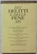 DEI DELITTI E DELLE PENE 3/91 - EDIZIONI GRUPPO ABELE - QUADIMESTRALE N.3 OTTIMO
