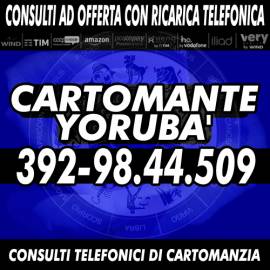 Telefona oggi stesso e richiedi un consulto di Cartomanzia con il Cartomante YORUBA'