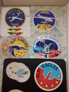 Lotto 37 Adesivi Stickers Vintage anni 70/80 Aereonautica Aerei Stormi vari