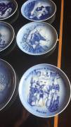 11 piatti in porcellana della Royal Copenhagen
