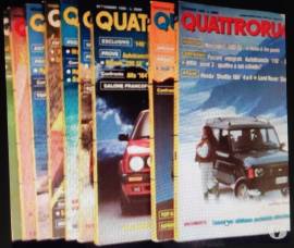 Quattroruote 11 riviste anno 1989.