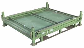 Pedane metalliche usate scaffali mobili con sponde ripiegabili