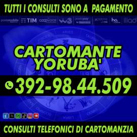 Eseguo consulti di Cartomanzia con offerta libera ricarica telefonica: il Cartomante Yoruba'