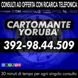 Yoruba' svolge consulti di Cartomanzia al telefono tutti i giorni dalle ore 9 alle 21