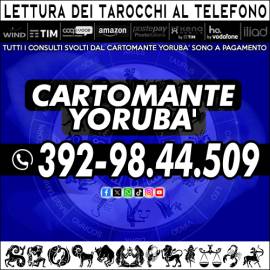 Yoruba' svolge consulti di Cartomanzia al telefono tutti i giorni dalle ore 9 alle 21