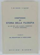 Compendio di storia della filosofia volume III di P.De Vecchi e F.Sacchi Ed.Bignami, 2004