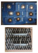 Stock maniglie in ottone, serrature, lucchetti 6310 pezzi