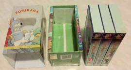 Futurama Stagione 1 Box di 3 Videocassette VHS Set Cult Animato TV Commedia Serie