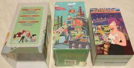 Futurama Stagione 1 Box di 3 Videocassette VHS Set Cult Animato TV Commedia Serie
