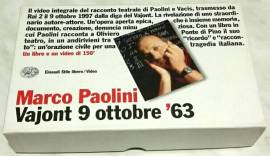 Vajont 9 ottobre '63. Con videocassetta di Marco Paolini Ed.Einaudi 1999 nuovo