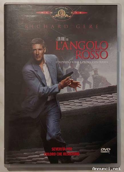 DVD L'angolo rosso.Colpevole fino a prova contraria di Jon Avnet con Richard Gere MGM Home, 2000