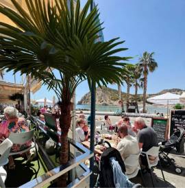 COSTA BLANCA.  RISTORANTE VIALE PEDONALE 