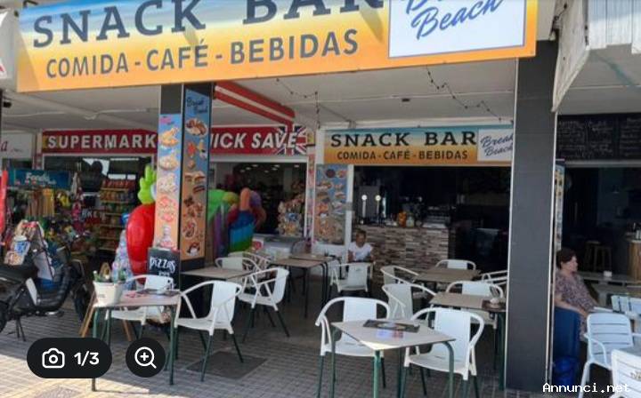 COSTA BLANCA. RISTORANTE VIALE PEDONALE