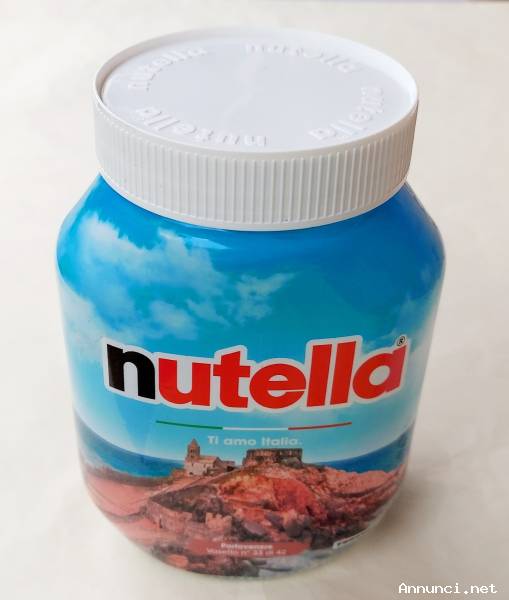 NUTELLA TI AMO ITALIA PORTOVENERE 2021 VASETTO N.33 DI 42 BARATTOLO FERRERO VUOTO 900 GR.