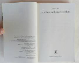 La lettera dell’amore perduto di Debbie Rix 1°Ed.Newton Compton Editori, giugno 2019 come nuovo 