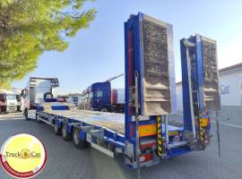 RIF.1264 SEMIRIMORCHIO OZGUL – 2022 – CARRELLONE CON RAMPE IDRAULICHE TRASLANTI – DOPPIA CLASSIFICAZ