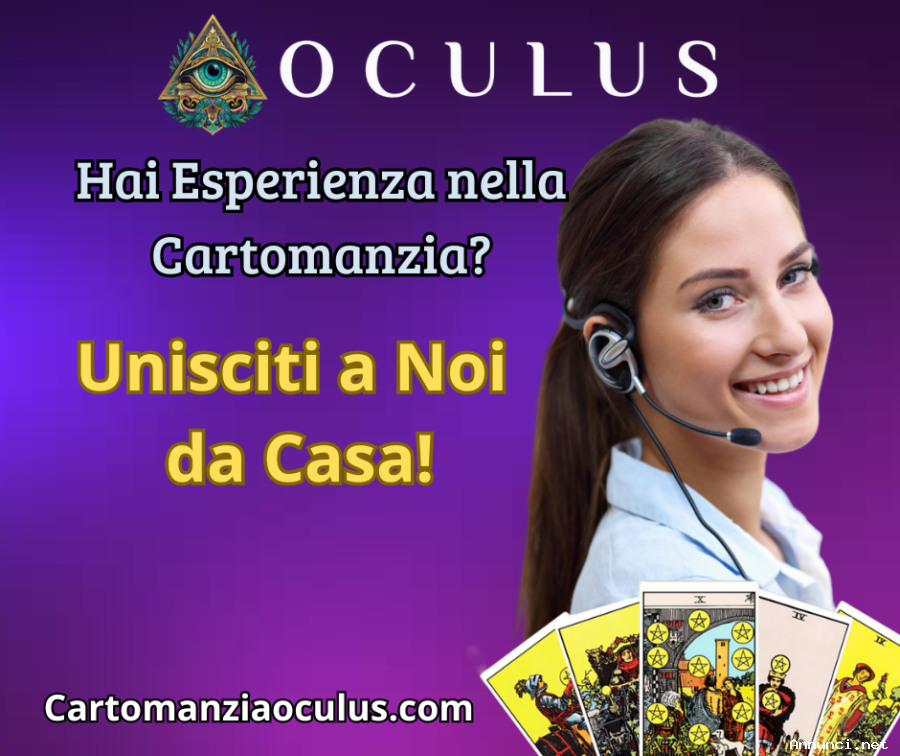 Selezioniamo Cartomanti per Collaborazione – Cartomanzia Oculus