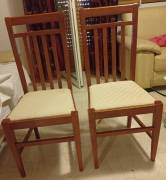 SEDIE IN LEGNO COPPIA  