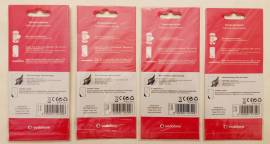 4 confezioni pellicole protettive Vodafone per V860 Smart 2 nuovo con cellophane 