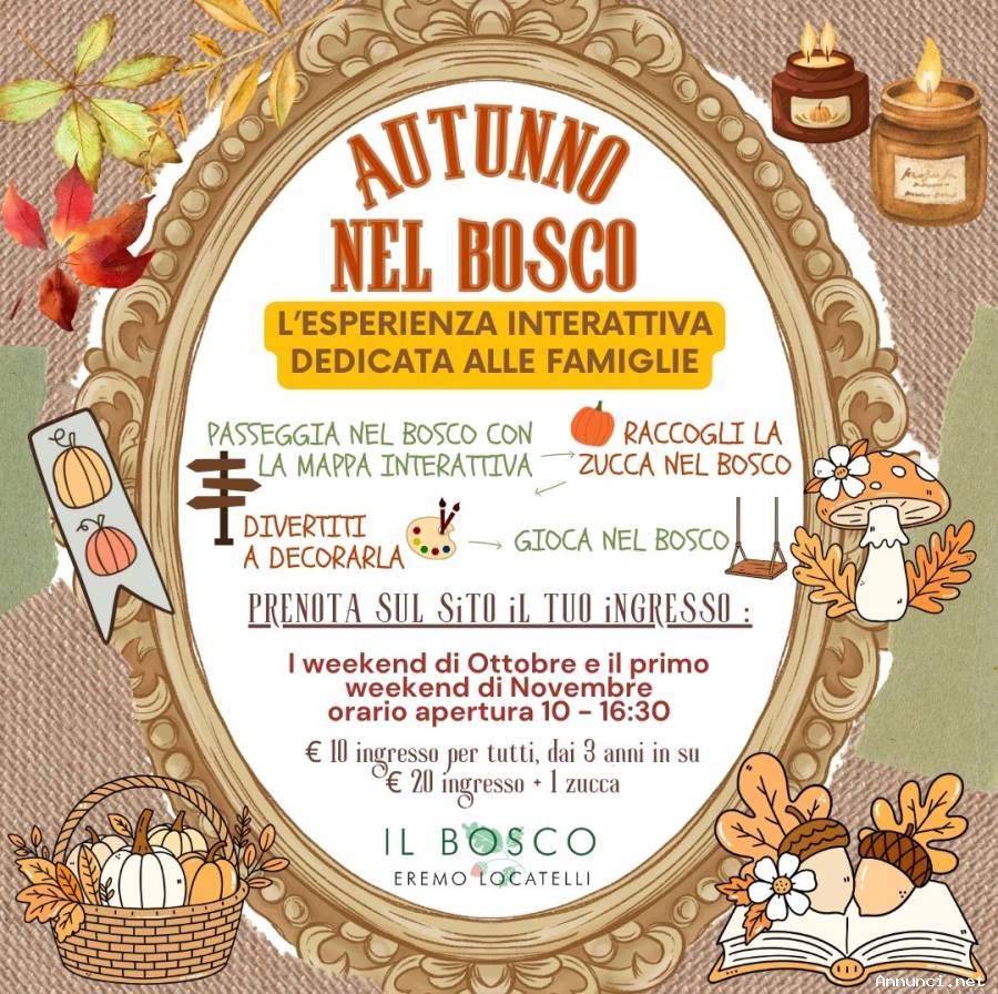 EVENTI DI AUTUNNO E HALLOWEEN