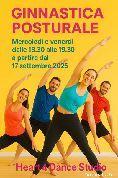 Corso di GINNASTICA POSTURALE