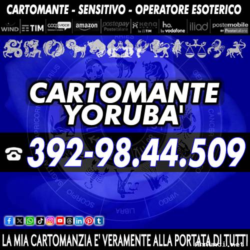 Una risposta a tutto e a tutti: il Cartomante YORUBA'
