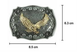 FIBBIA CINTURA GOLDEN AMERICANO AQUILA 