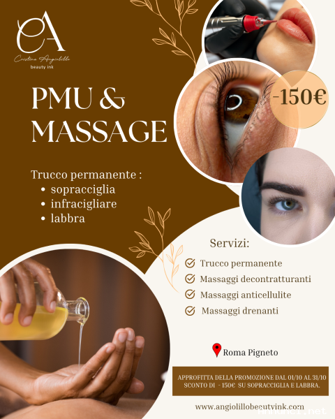 Annuncio Professionale- Trucco Permanente&Massaggi
