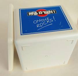 Secchiello porta ghiaccio Martini made in England. Gaskell & Chambers Ltd Leicester anni '80